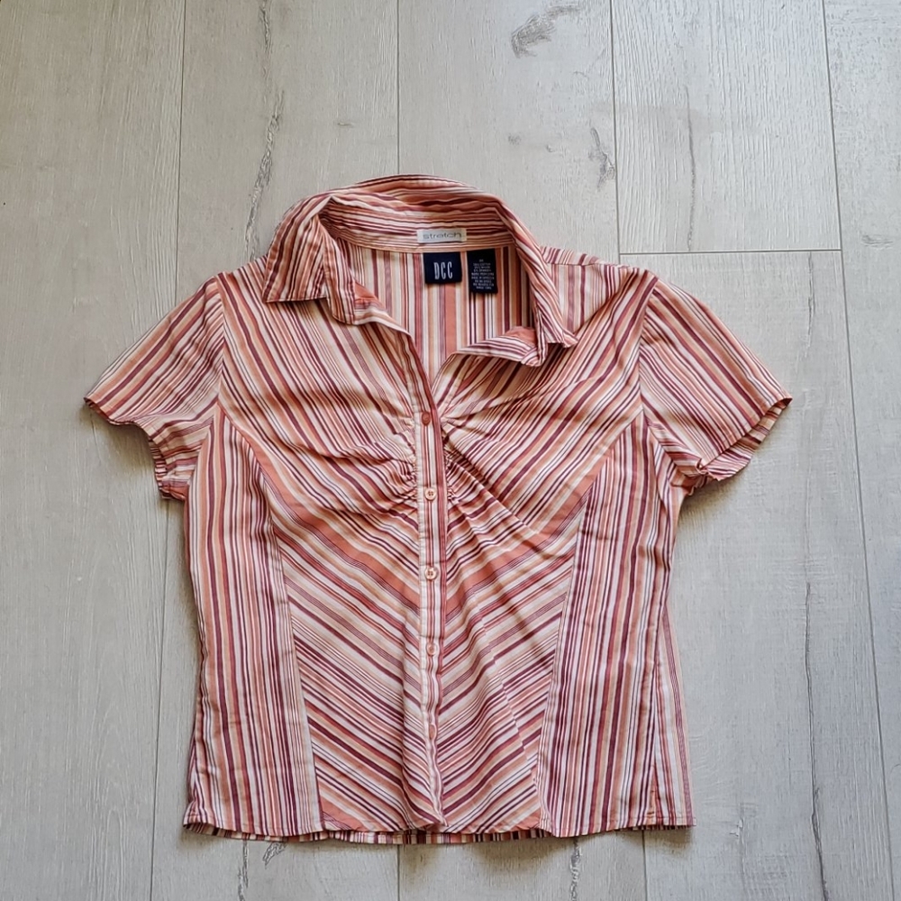 Button Up Short Sleeve Tshirt